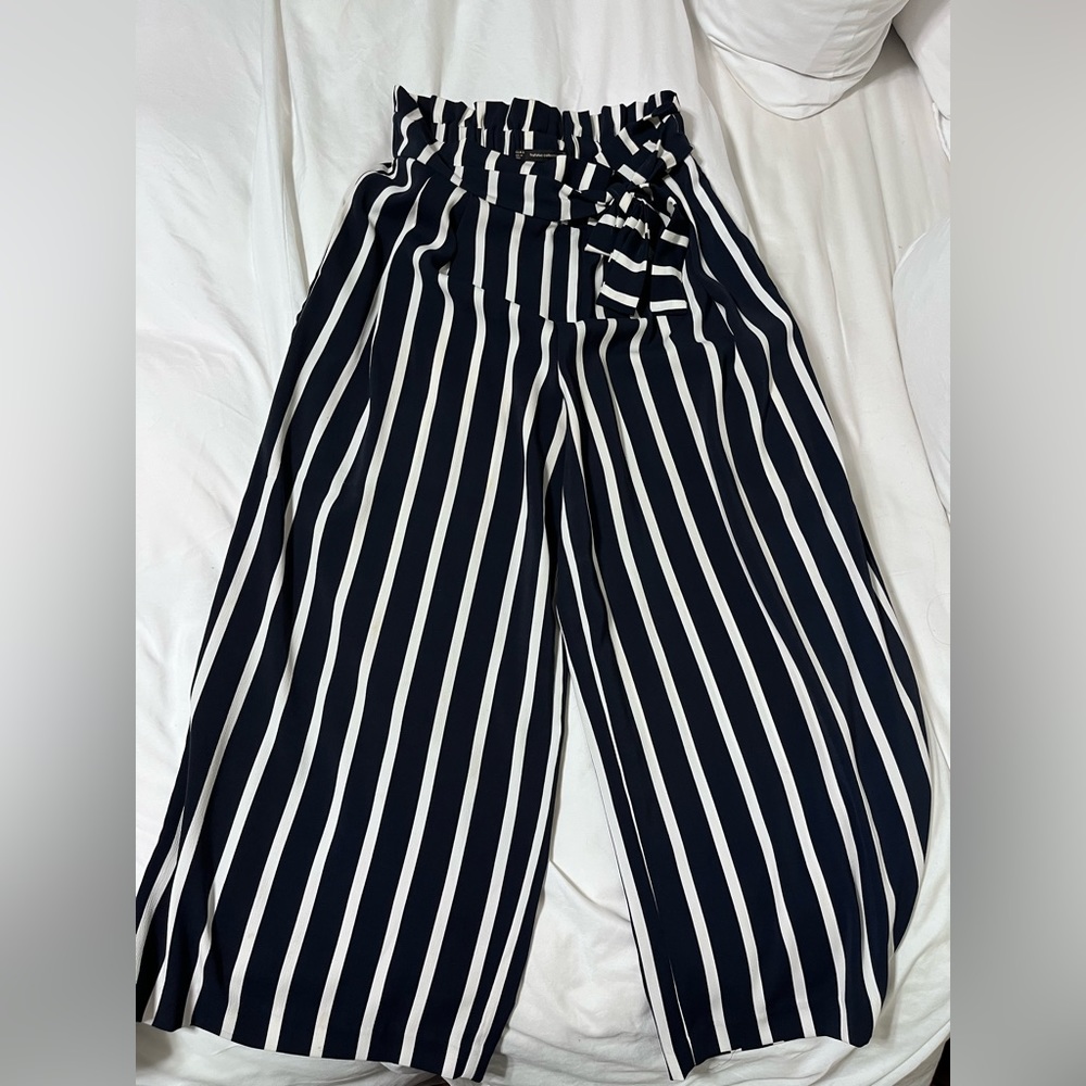 Zara belted trousers